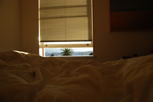 bed in the a.m.