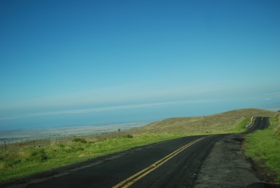 Saddle Road above the Kohala Coast